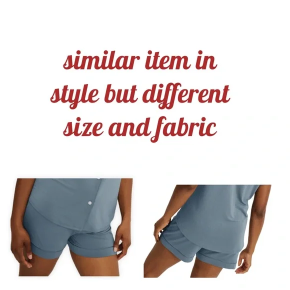 ⬇️🇨🇦👌*EUC* KNIX | XL | Green plaid flannel PJ shorts - elastic waistband - Picture 13 of 16